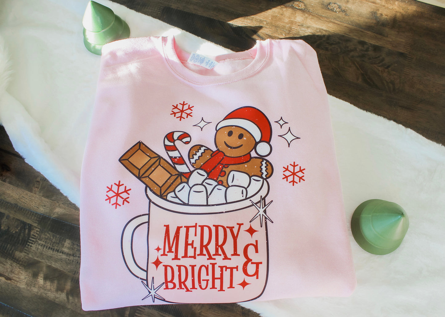 Merry & Bright Cookie Crewneck