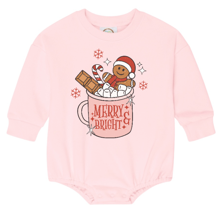 Merry and Bright bubble romper