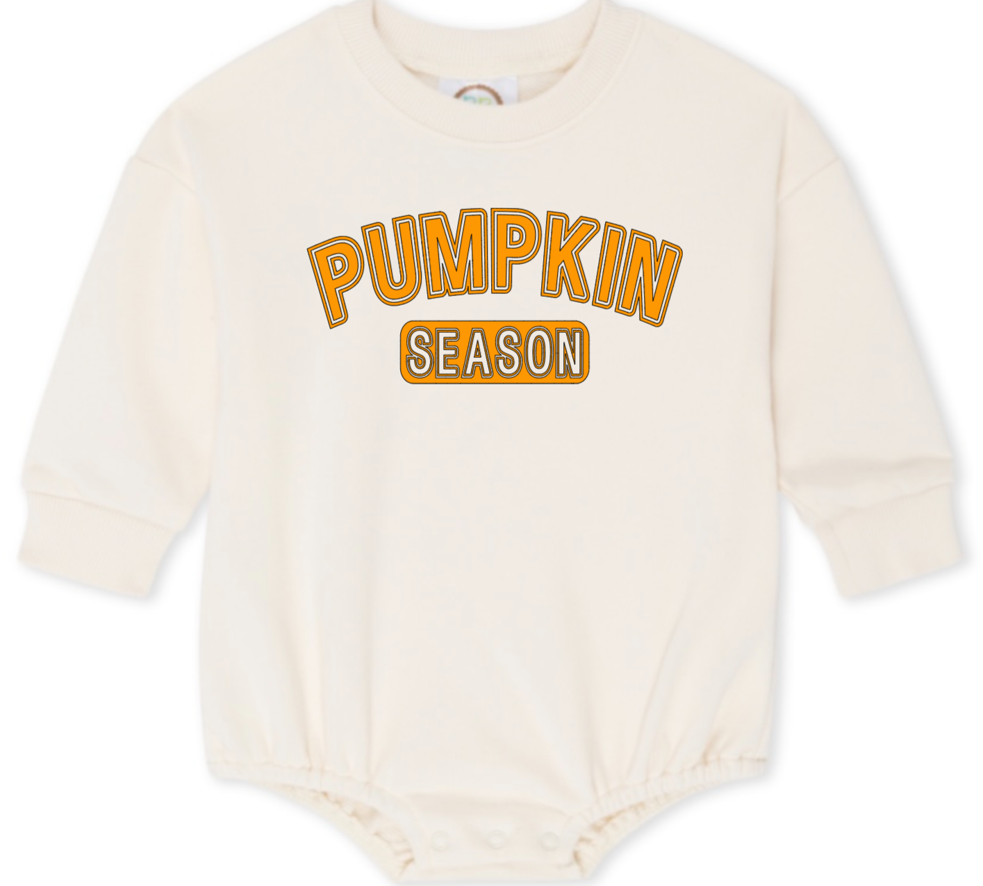 Pumpkin season bubble romper