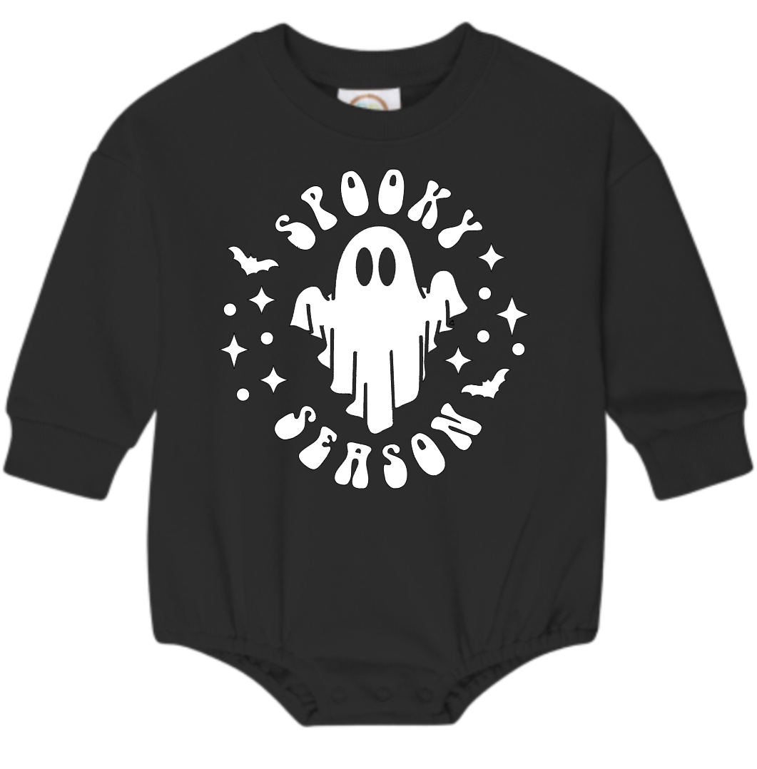 Spooky season bubble romper