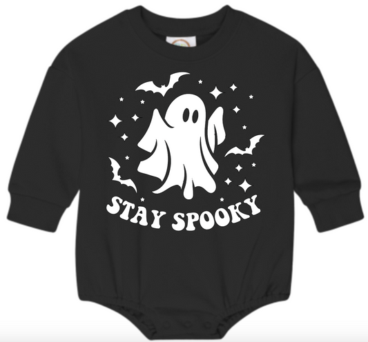 Stay spooky bubble romper