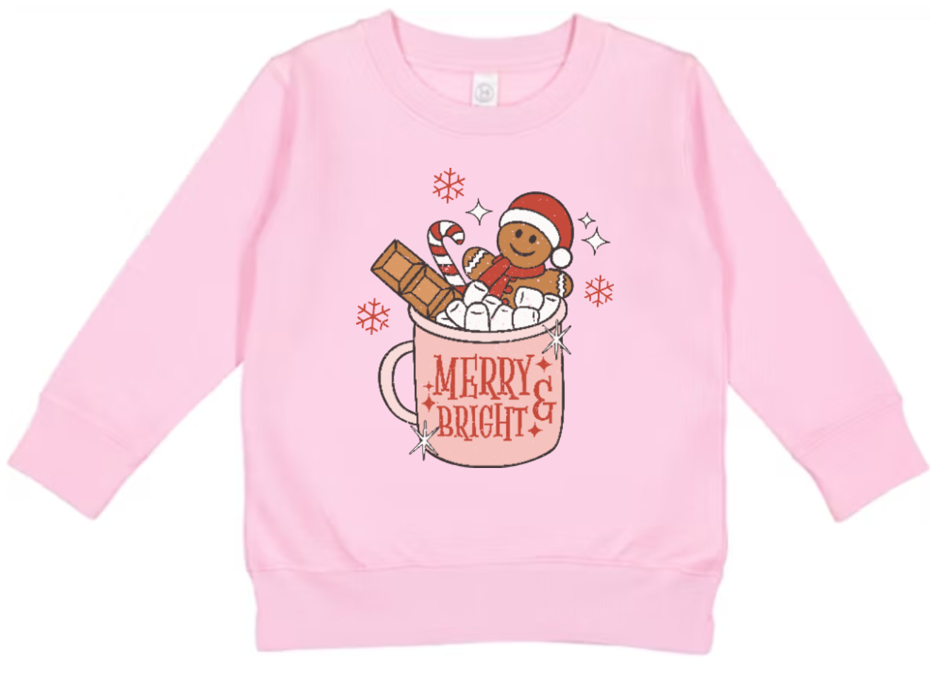 Toddler Merry and Bright sweatshirt