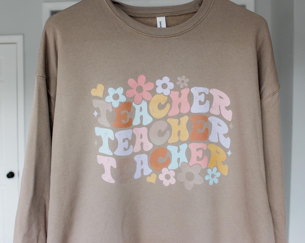 Retro Teacher Sweatshirt