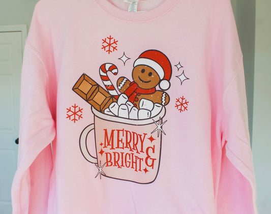 Merry & Bright Cookie Crewneck