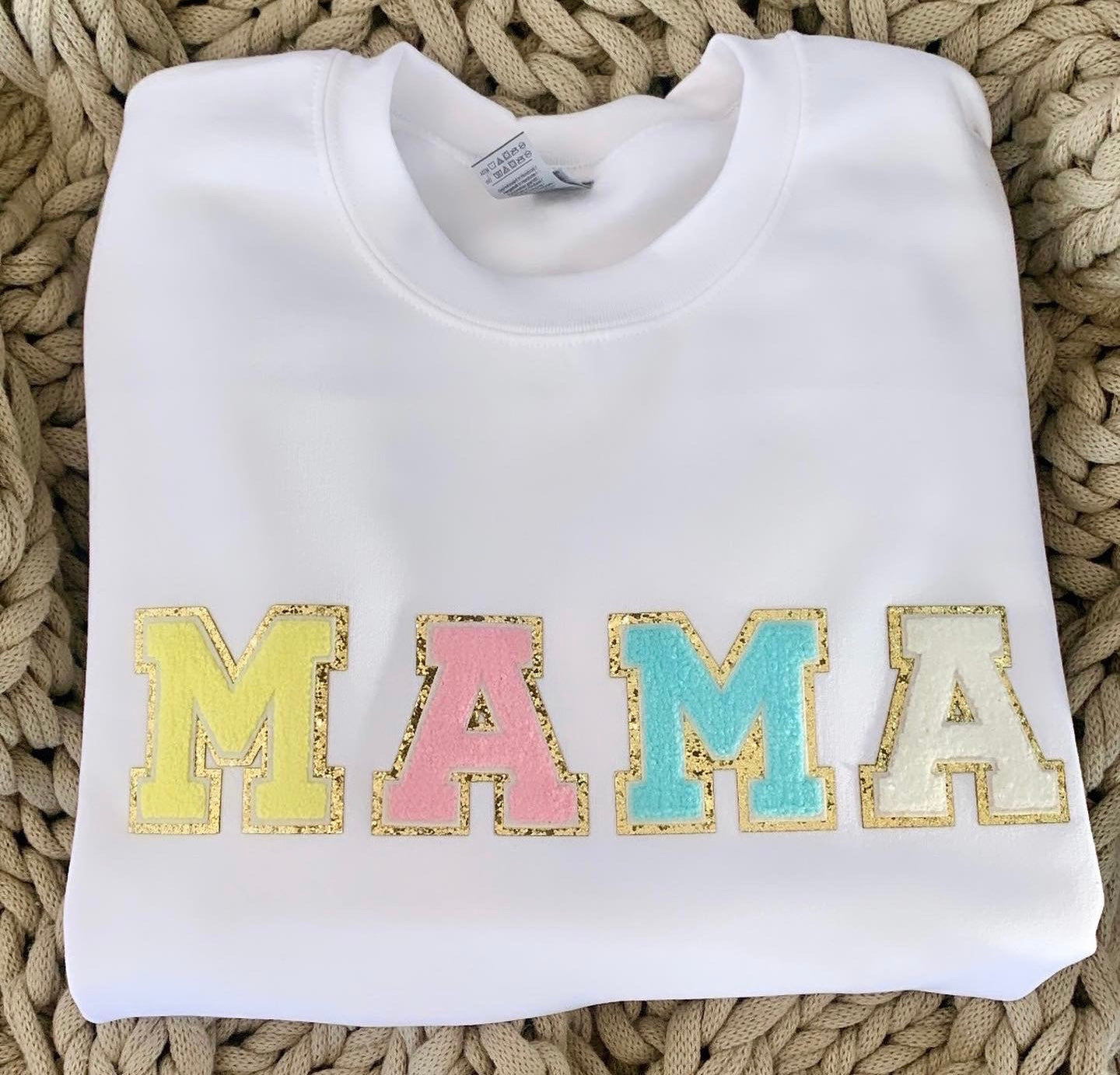Mama patch sweatshirt